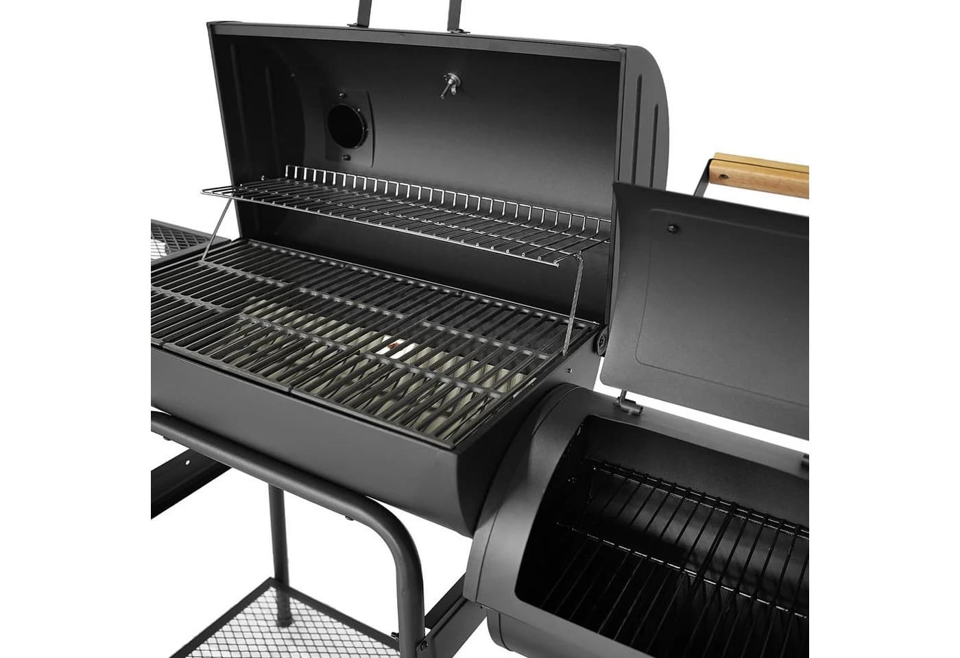 TAINO KAMAYO Smoker Schwarz Metall Grillofen - Bild 4