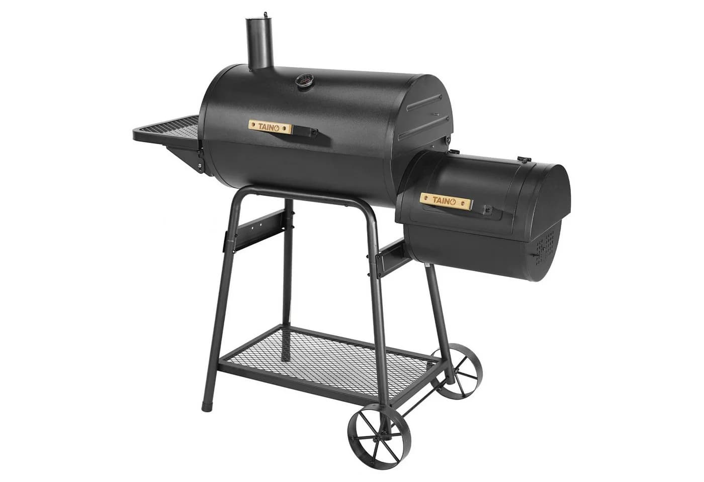 TAINO KAMAYO Smoker Schwarz Metall Grillofen - Bild 5