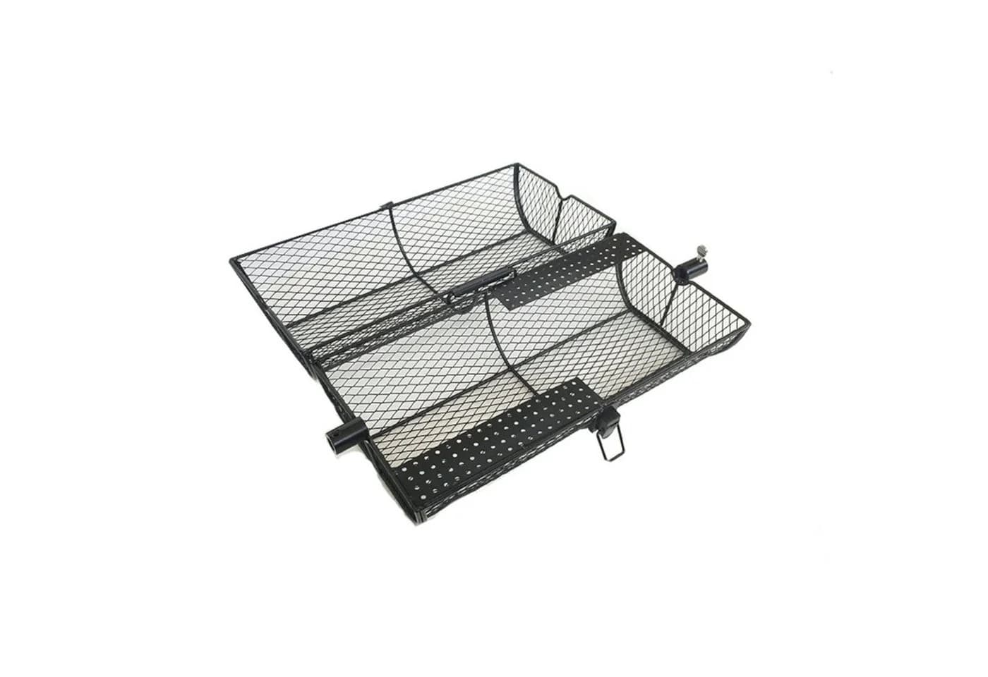 TAINO Grillrondell Grillkorb Rotisserie Schwarz Stahl