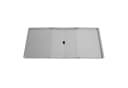 TAINO Universal Fettwanne für Gasgrill, verzinkter Stahl, silber, 53-78 cm Bild 1
