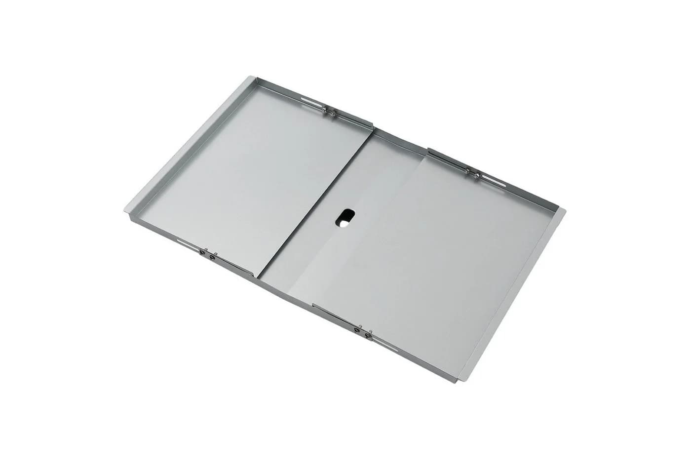 TAINO Universal Fettwanne für Gasgrill, verzinkter Stahl, silber, 53-78 cm - Bild 2