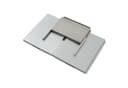 TAINO Universal Fettwanne für Gasgrill, verzinkter Stahl, silber, 53-78 cm Bild 4