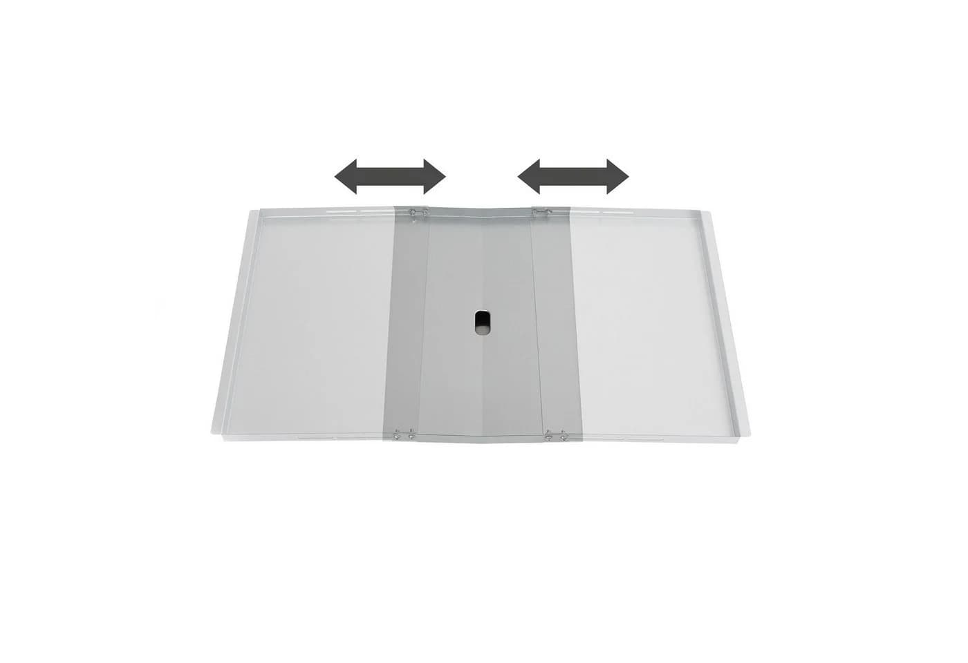 TAINO Universal Fettwanne für Gasgrill, verzinkter Stahl, silber, 53-78 cm - Bild 5