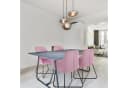SVITA Esszimmersessel JOSIE DINING 2er Set Rosa Samt Bild 1