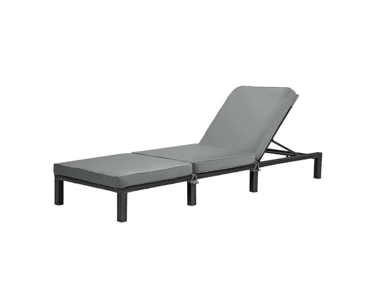 SVITA PEACH Gartenliege Polyrattan 5-fach verstellbar - Bild 2