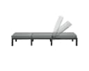 SVITA PEACH Gartenliege Polyrattan 5-fach verstellbar Bild 4