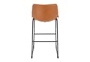 SVITA Barhocker JOHN 2er-Set Cognac Kunstleder Metall Bild 5