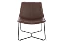 SVITA Loungesessel RON Cocktailsessel Kunstleder Braun Bild 1