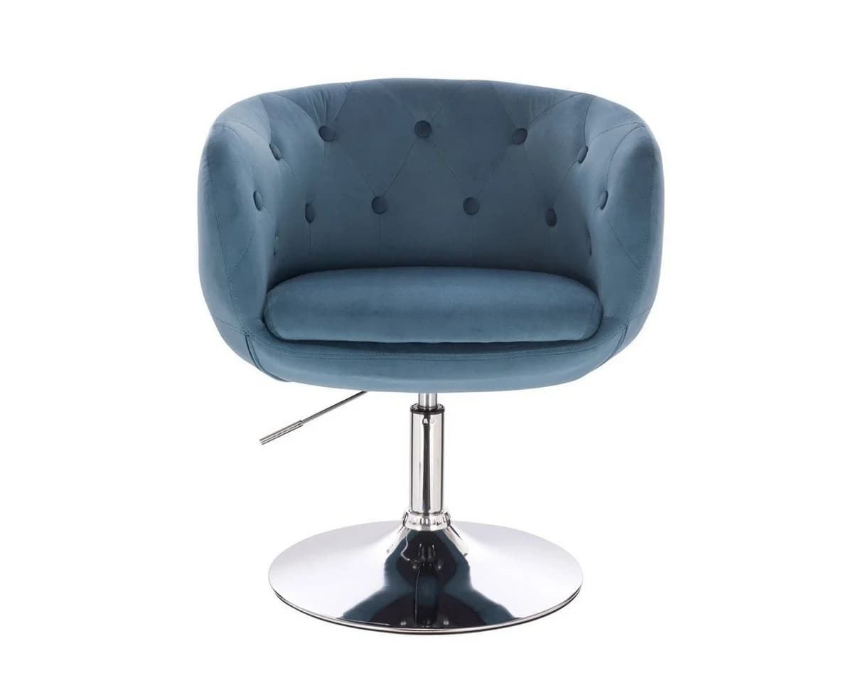 SVITA Cocktailsessel PANAMA Blau Drehbar Höhenverstellbar