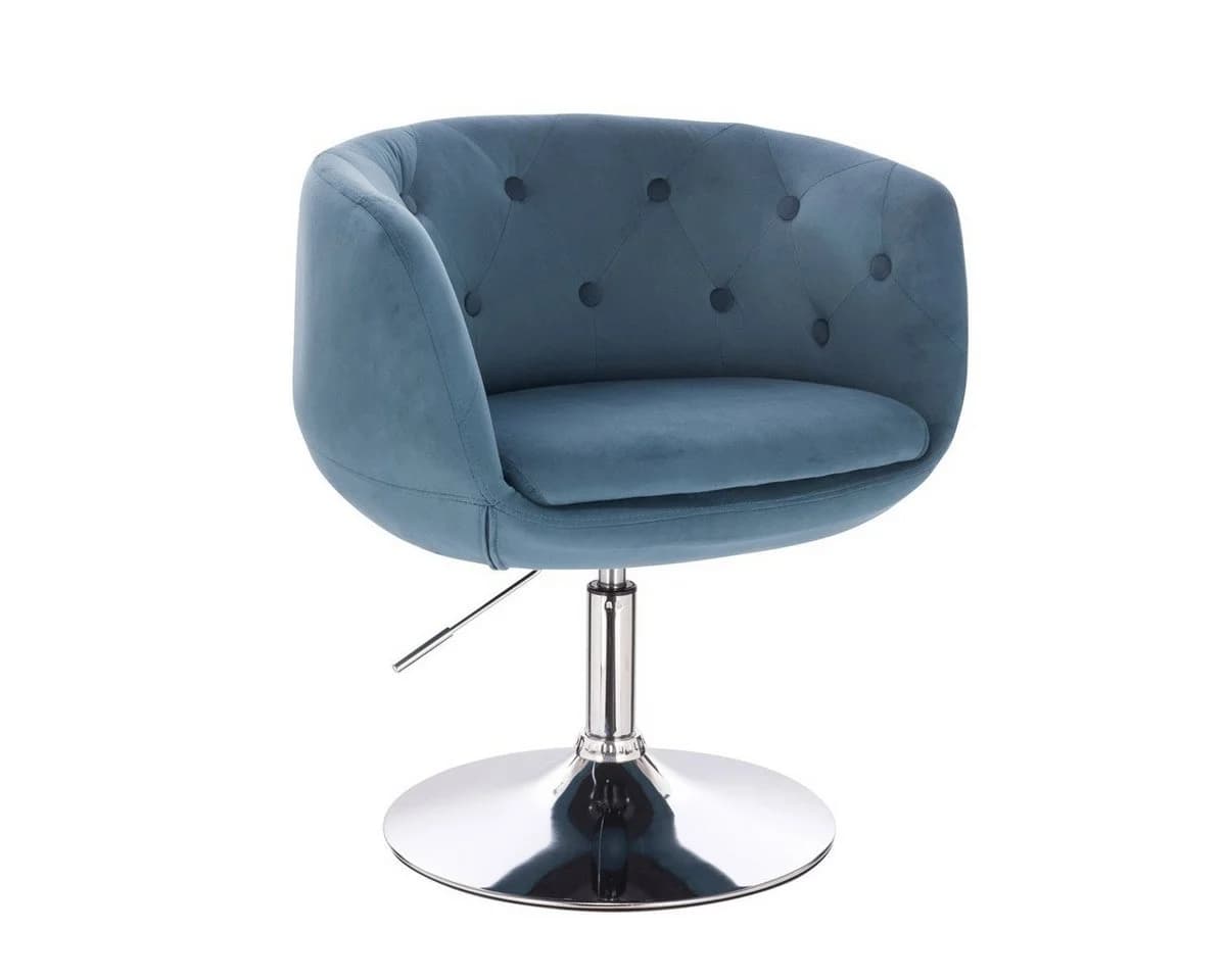 SVITA Cocktailsessel PANAMA Blau Drehbar Höhenverstellbar - Bild 2