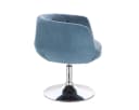 SVITA Cocktailsessel PANAMA Blau Drehbar Höhenverstellbar Bild 3