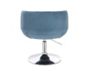 SVITA Cocktailsessel PANAMA Blau Drehbar Höhenverstellbar Bild 4