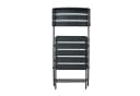 SVITA Gartenstuhl 2er Set Klappbar Schwarz Holzoptik Bild 3