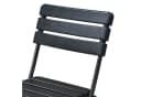 SVITA Gartenstuhl 2er Set Klappbar Schwarz Holzoptik Bild 4