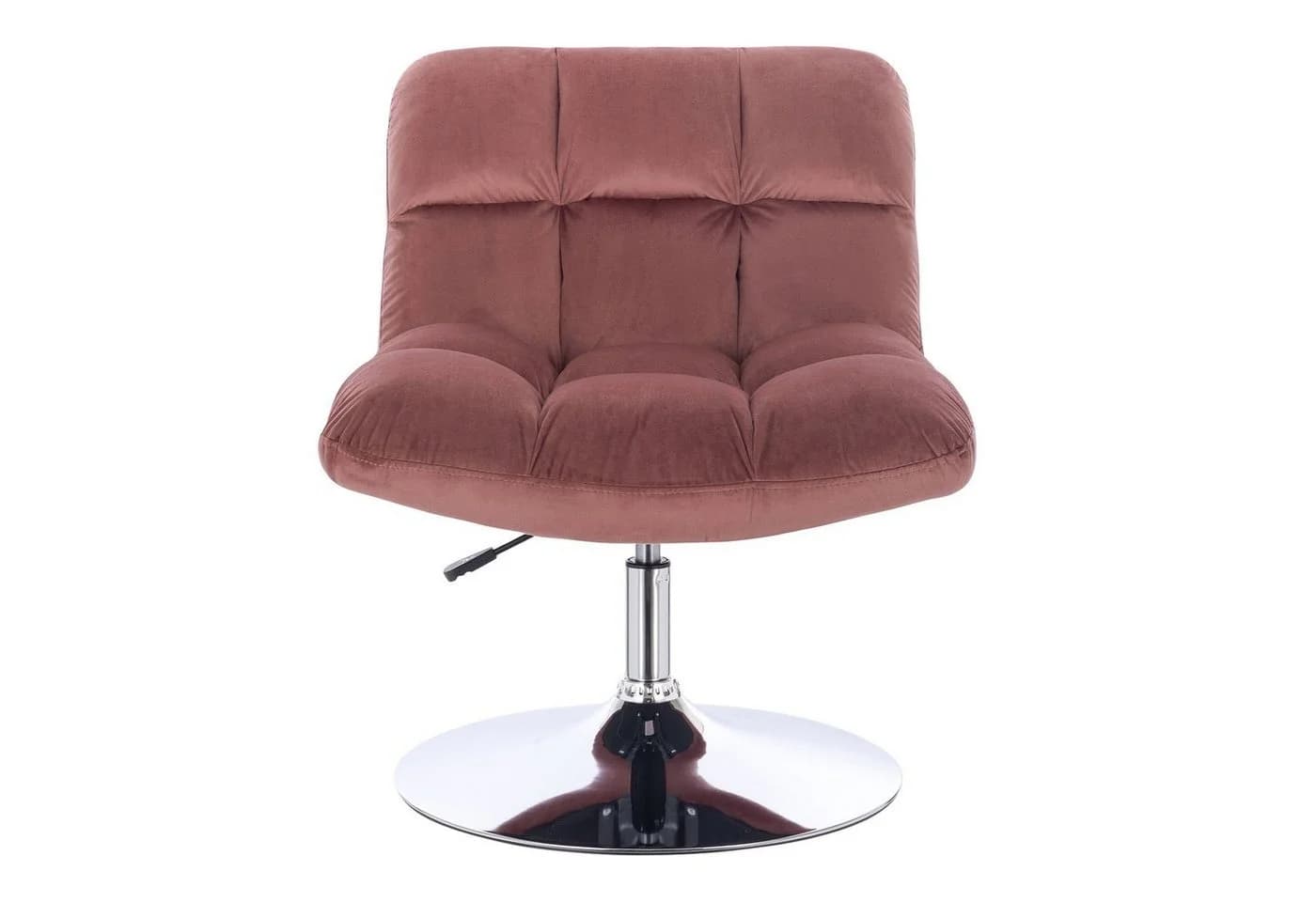 SVITA Drehsessel LAUREL Rosa Samt höhenverstellbar 360° drehbar