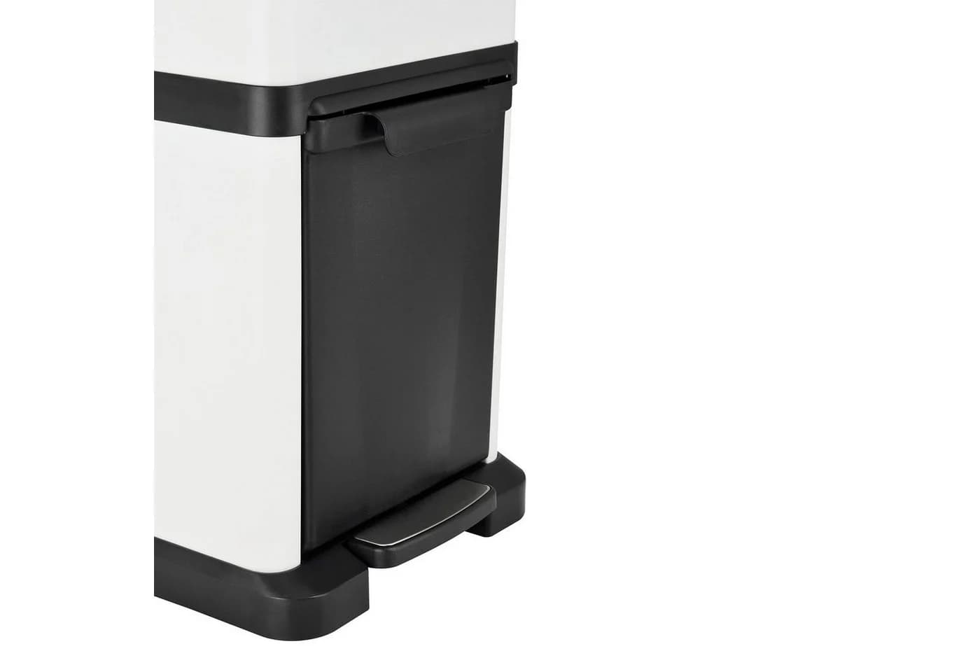 SVITA Mülltrennsystem 3XCombo 32L Weiß mit Tretpedal - Bild 4