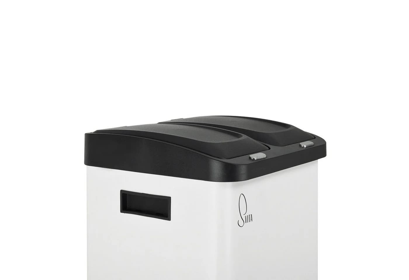 SVITA Mülltrennsystem 3XCombo 32L Weiß mit Tretpedal - Bild 5