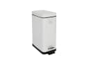 SVITA Treteimer STM10 Weiß Softclose 10L Pulverbeschichteter Stahl Bild 2