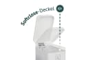 SVITA Treteimer STM10 Weiß Softclose 10L Pulverbeschichteter Stahl Bild 3