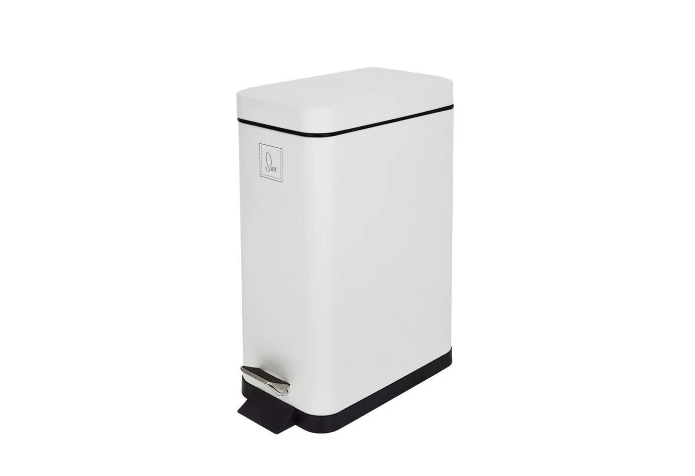 SVITA Treteimer STM10 Weiß Softclose 10L Pulverbeschichteter Stahl - Bild 4