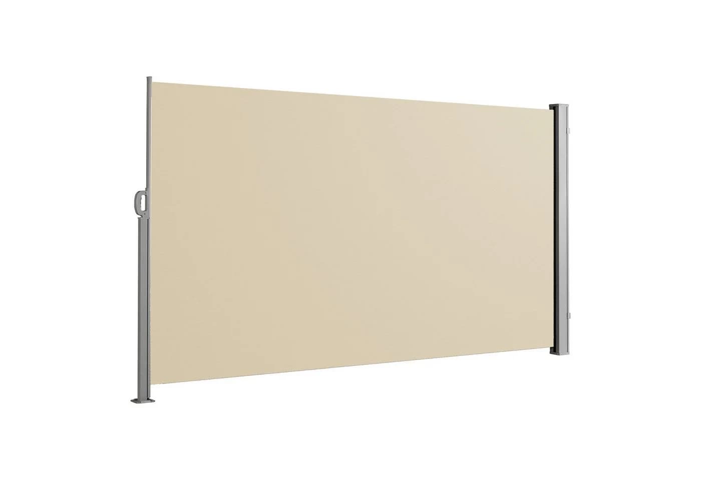 SVITA Seitenarmmarkise ausziehbar, freistehend, Sichtschutz, 300x180cm, Beige - Bild 2