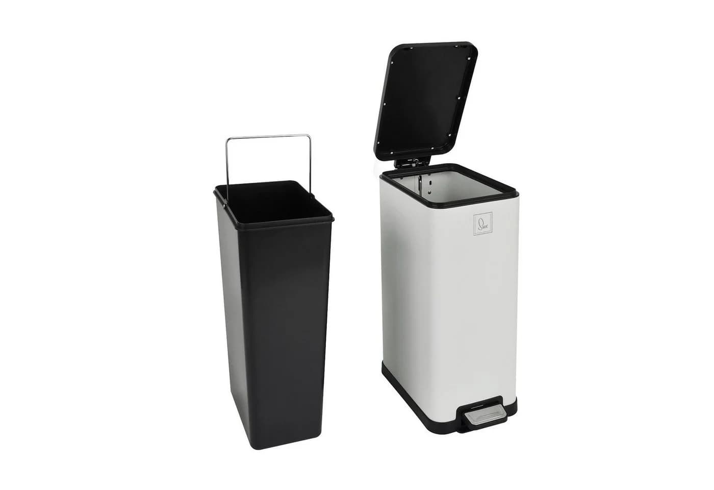 SVITA STM18 Tretmülleimer 18L Weiß Softclose