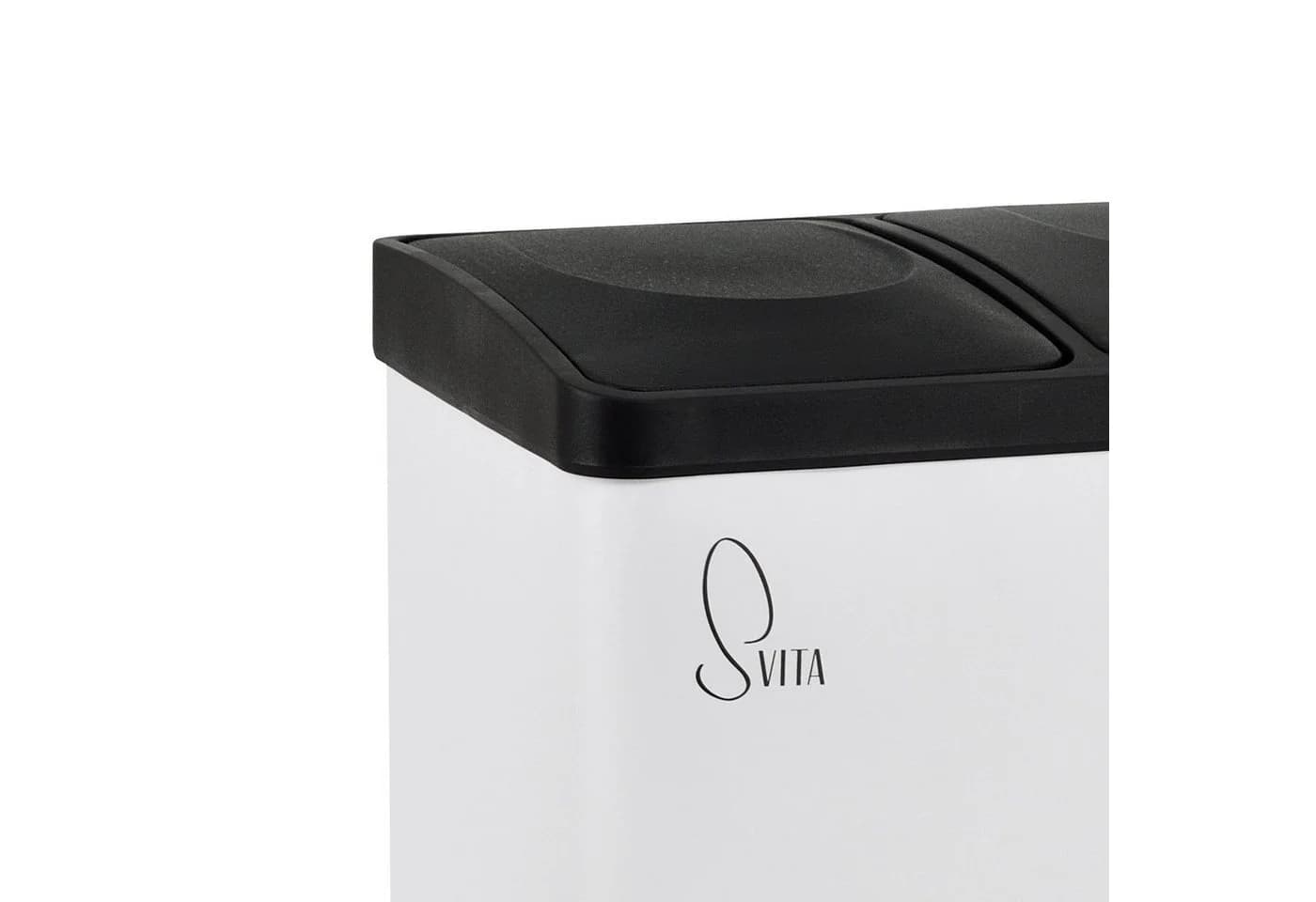 SVITA Mülleimer TC2Combo35 Treteimer Weiß 35L Trennsystem - Bild 3