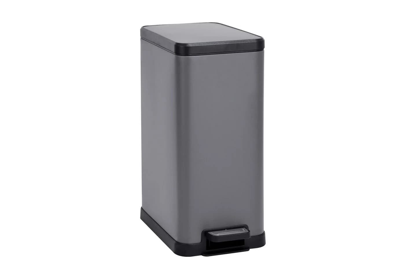 SVITA Treteimer STM15 Grau 15L Softclose Pulverbeschichteter Stahl - Bild 2