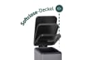 SVITA Treteimer STM15 Grau 15L Softclose Pulverbeschichteter Stahl Bild 3