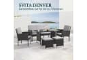 SVITA Gartenlounge-Set DENVER Rattan Bild 1