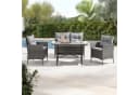 SVITA Garten-Essgruppe DALLAS Polyrattan Outdoor-Set 4-teilig Bild 1