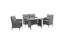 SVITA Garten-Essgruppe DALLAS Polyrattan Outdoor-Set 4-teilig Bild 2