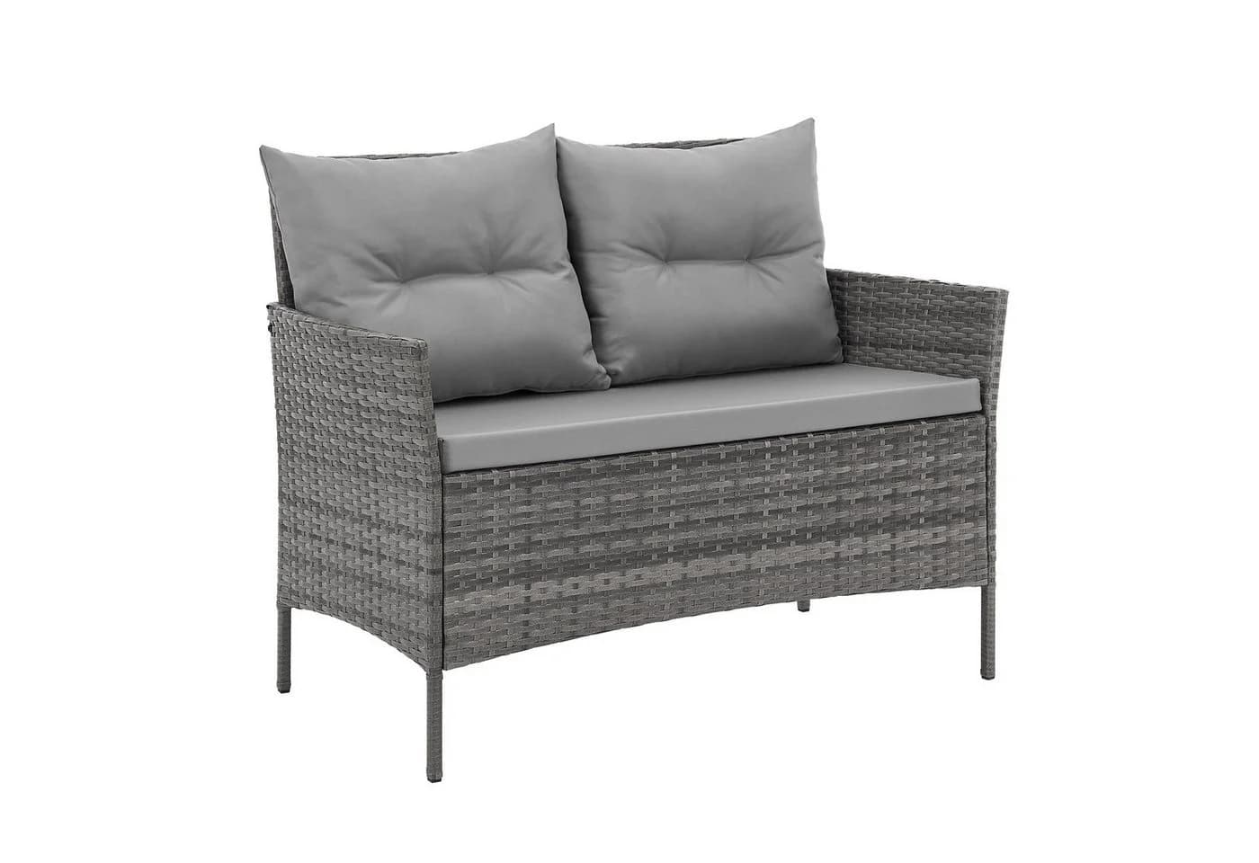 SVITA Garten-Essgruppe DALLAS Polyrattan Outdoor-Set 4-teilig - Bild 5