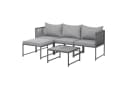 SVITA Gartenlounge-Set DETROIT Modulares Gartenmöbel-Set Bild 3