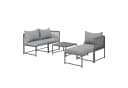 SVITA Gartenlounge-Set DETROIT Modulares Gartenmöbel-Set Bild 5
