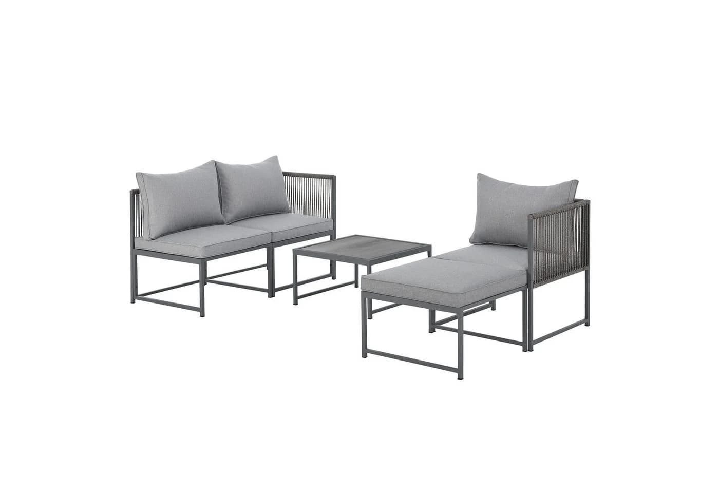 SVITA Gartenlounge-Set DETROIT Modulares Gartenmöbel-Set - Bild 5