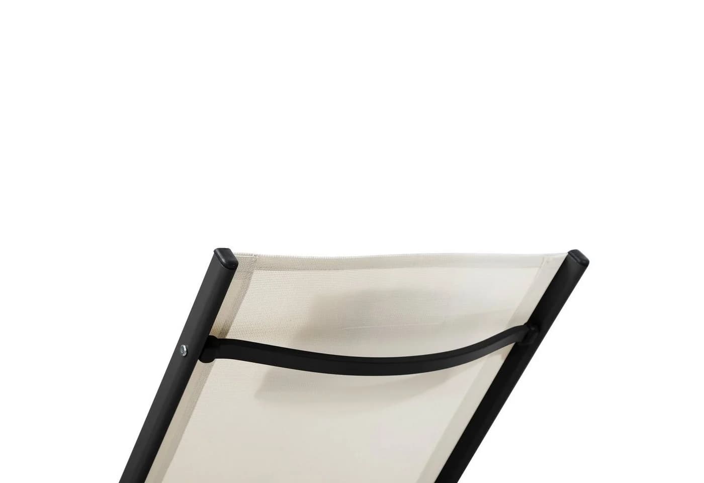 SVITA Schaukelstuhl FJON Schaukelliege Beige Aluminium - Bild 3