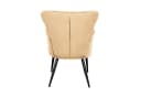SVITA SANSA Sessel Corbezug Lesesessel Modern Polsterstuhl Schwarz Bild 5