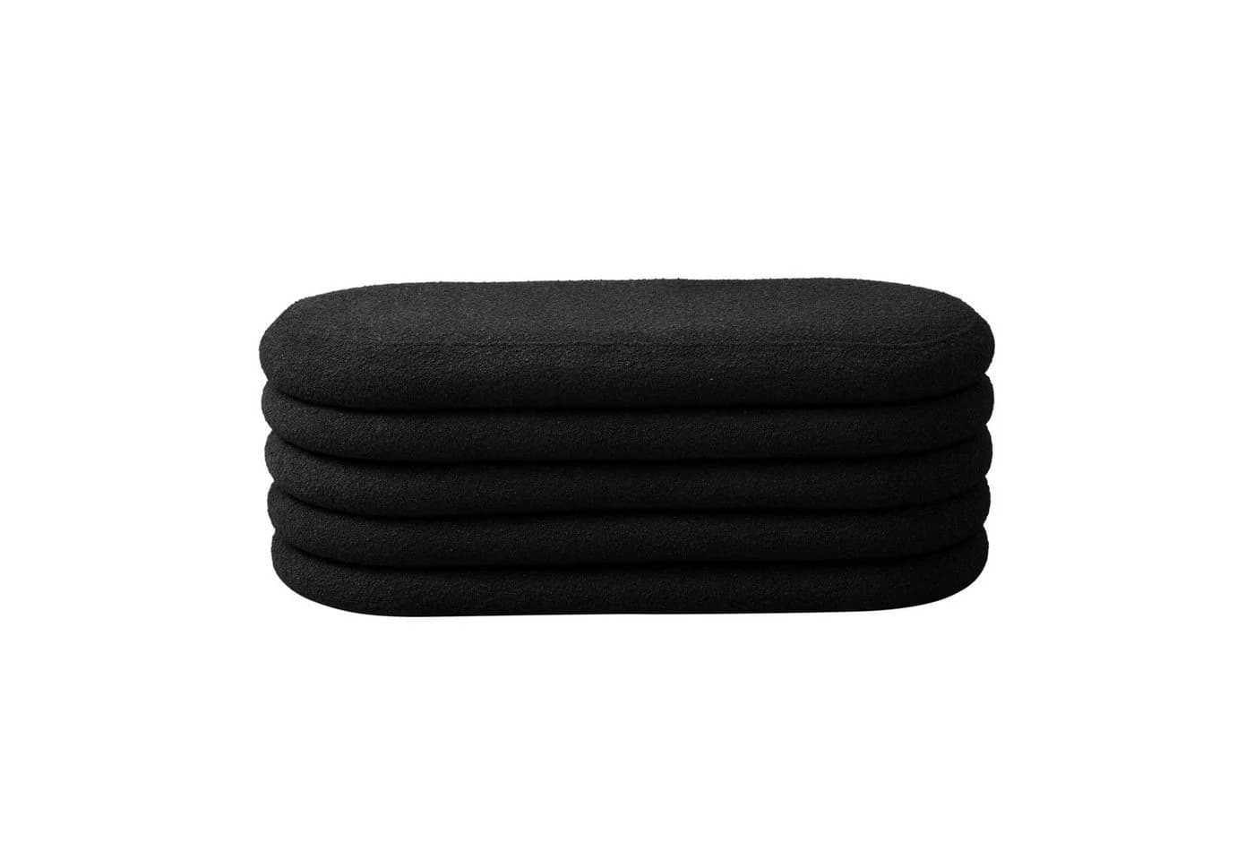 SVITA Sitzbank BLOSSOM XL Schwarz mit Stauraum