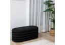 SVITA Sitzbank BLOSSOM XL Schwarz mit Stauraum Bild 4