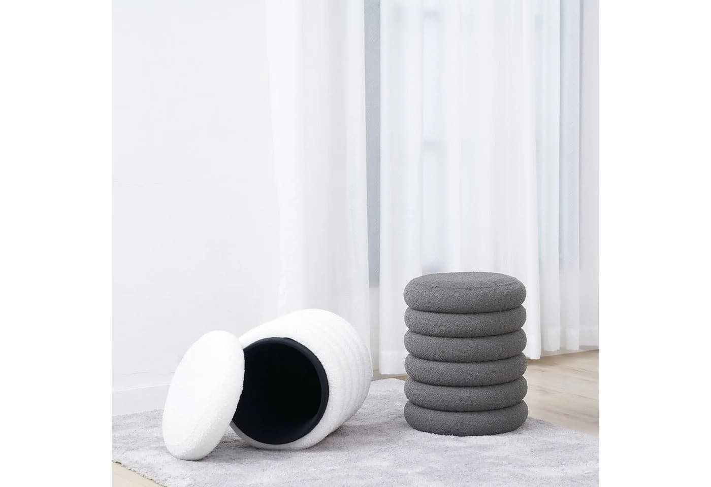 SVITA Stauraumhocker BLOSSOM XS, Pouf, Mit Stauraum - Bild 3