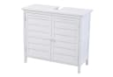 SVITA Waschbeckenunterschrank Bambus Weiß Bild 2