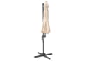 SVITA Sonnenschirm Ampelschirm 3m Beige mit Ständer und Abdeckhaube Bild 4