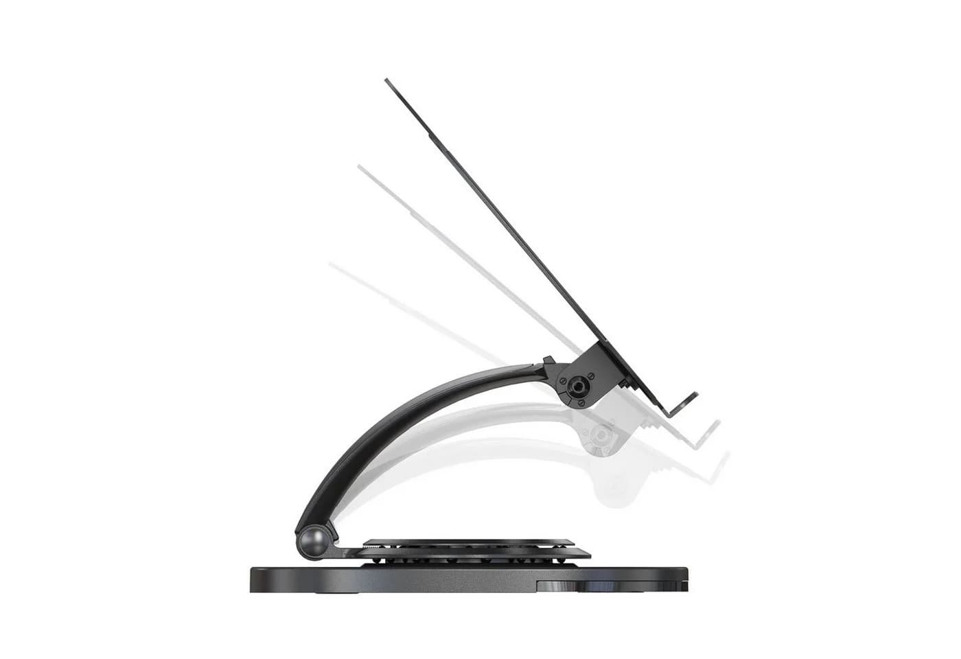 SVITA Laptoptisch IKSAN Höhenverstellbar Aluminium Schwarz - Bild 3