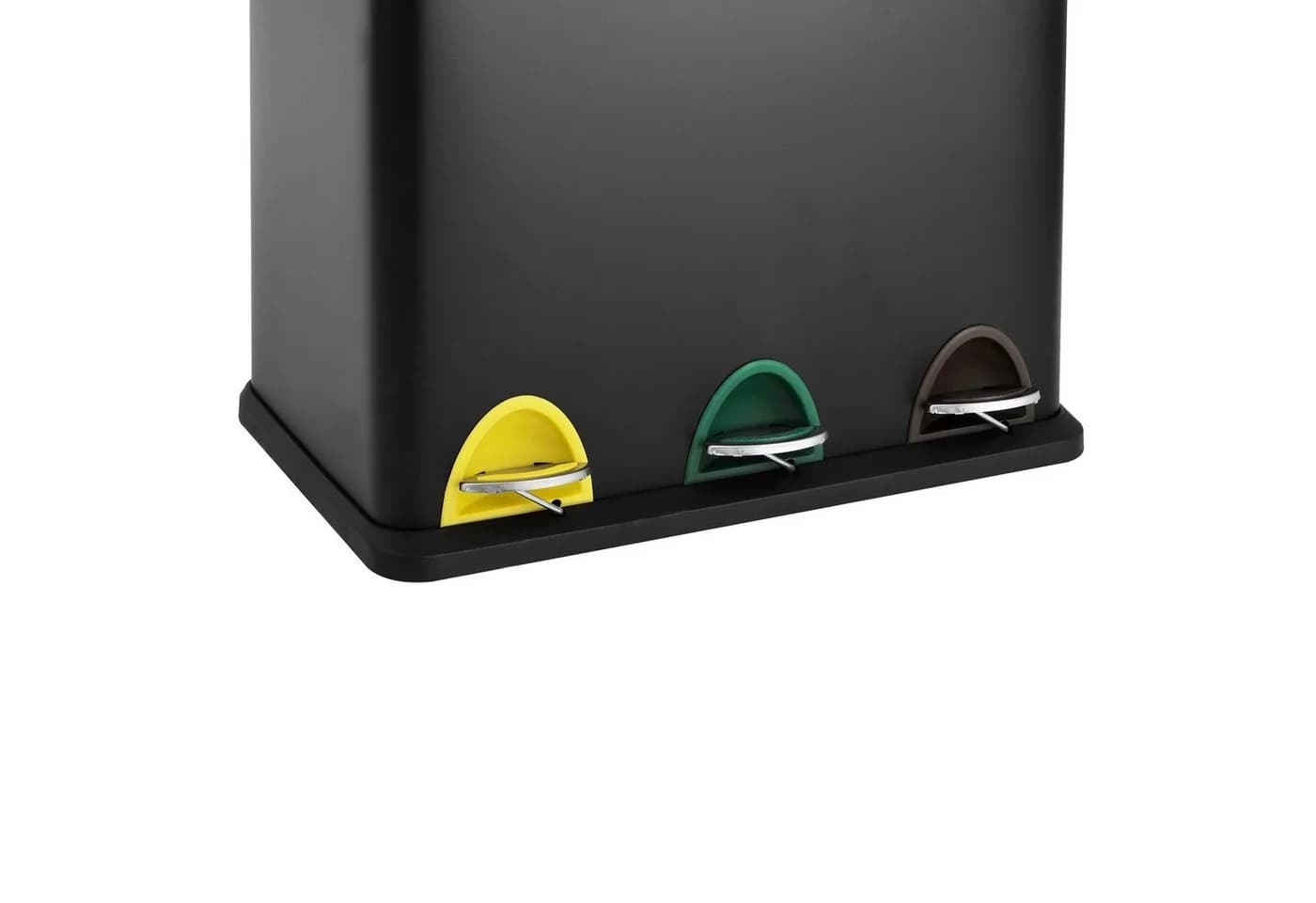 SVITA Mülleimer TC Schwarz Tretpedal 3x8L Stahl - Bild 3