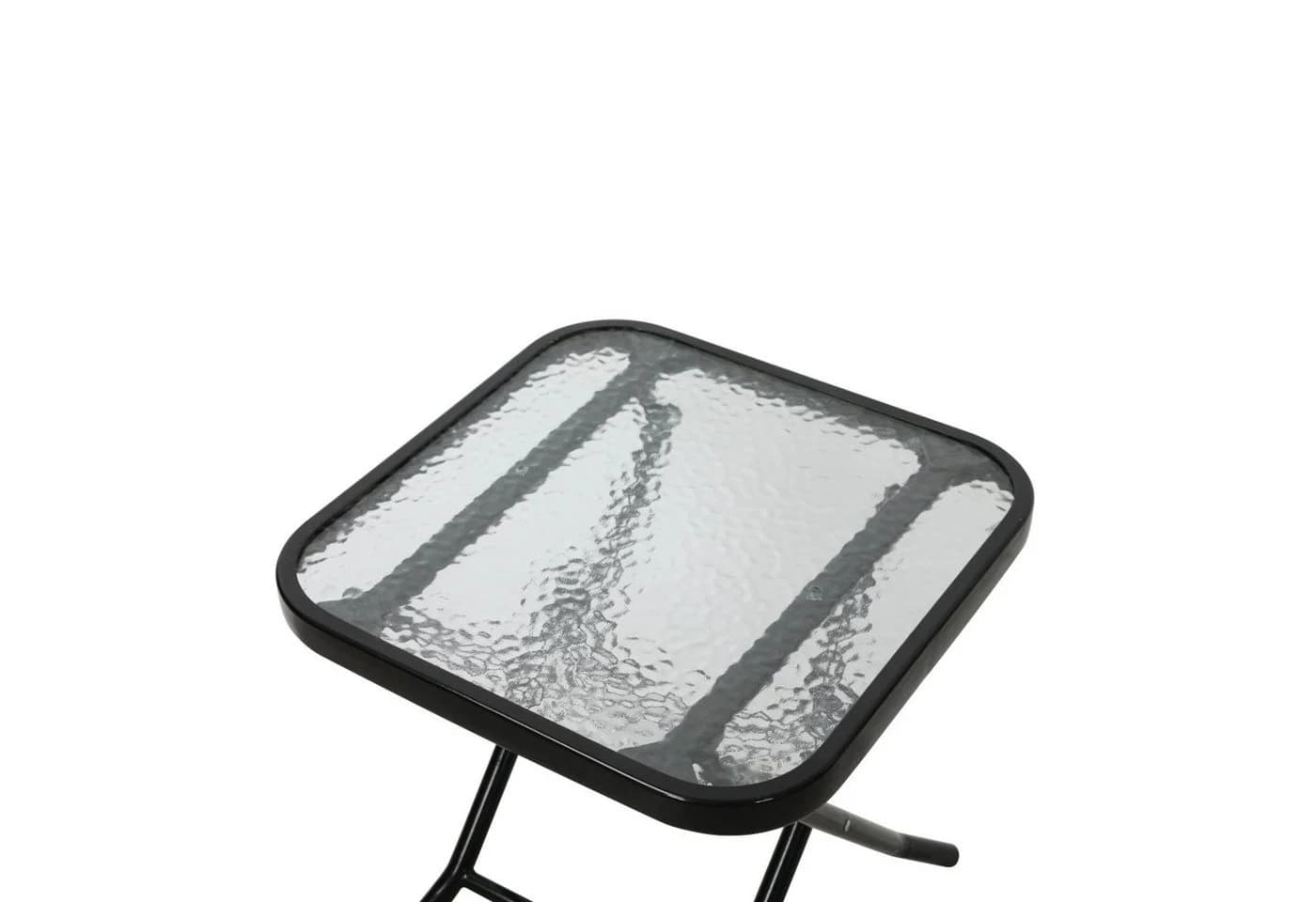 SVITA Balkonset VENTURA 3-teilig Beige Metall Klappstühle - Bild 5