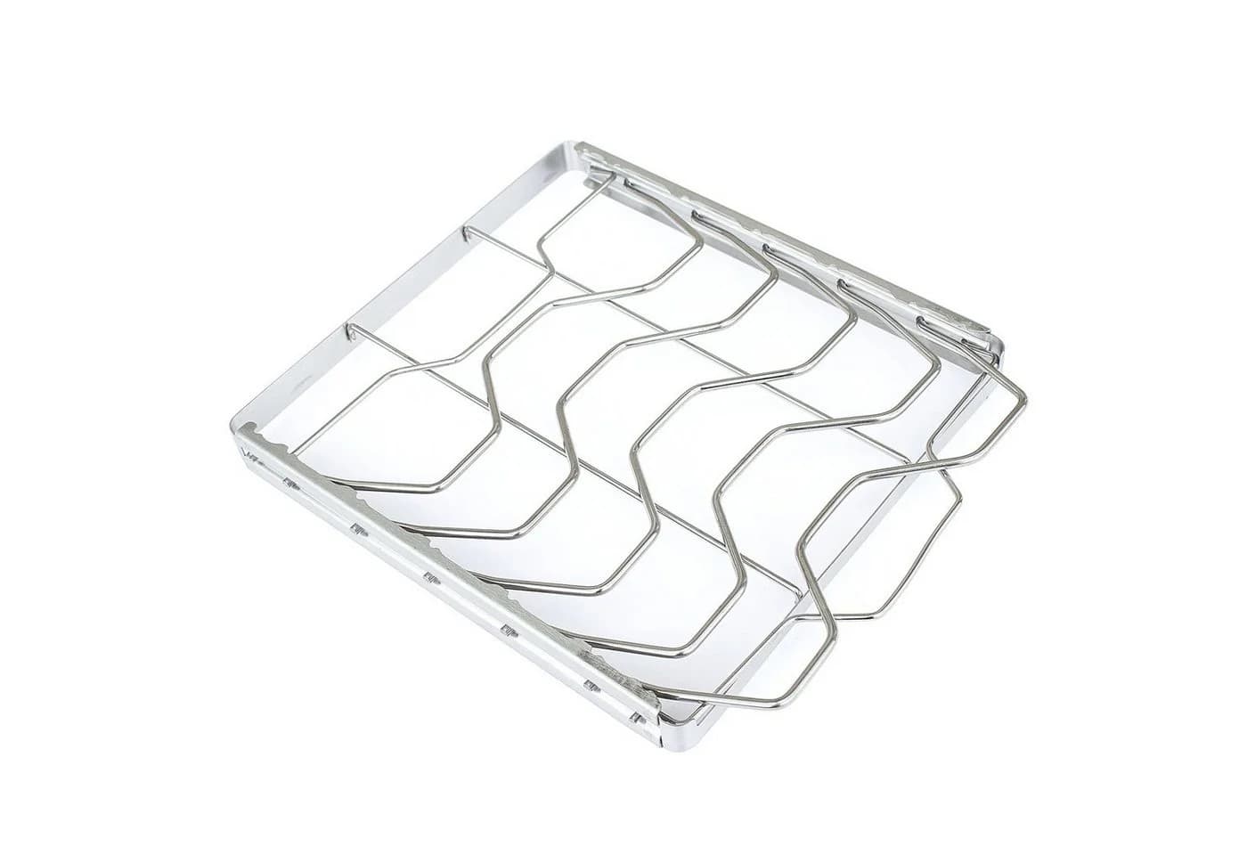 TAINO Sparerib-Halter Edelstahl Grillzubehör 5-fach Halterung - Bild 3