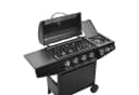 Taino Gasgrill BASIC 4+1 Schwarz mit Piezozündung Bild 4