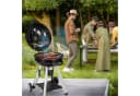 TAINO NEO Holzkohlegrill Schwarz Klappbar mit Warmhalterost Bild 1