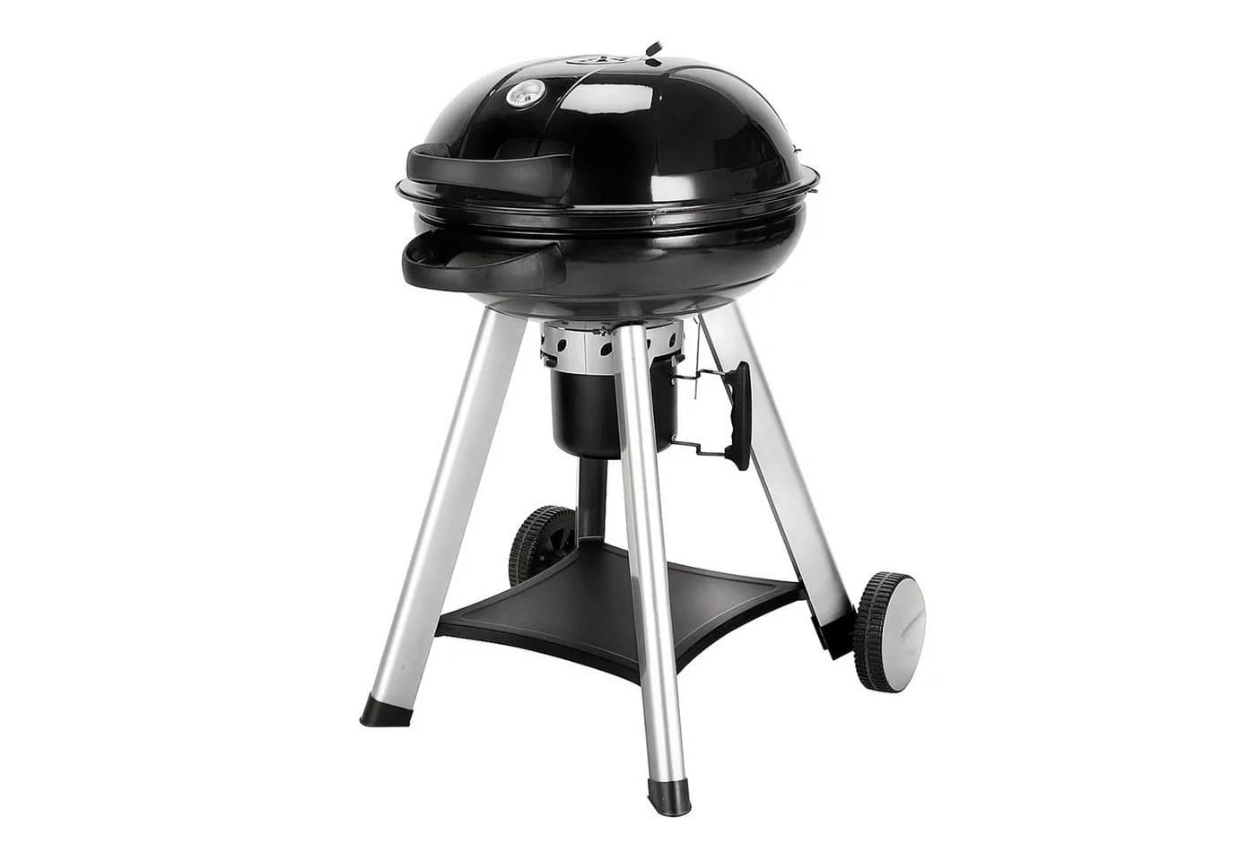 TAINO NEO Holzkohlegrill Schwarz Klappbar mit Warmhalterost - Bild 2